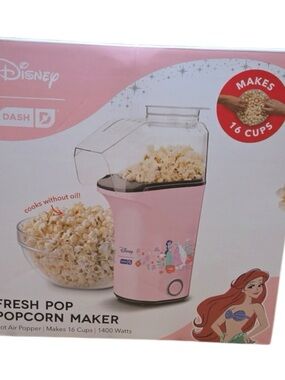 Disney Princess Pink Ariel-Themed Hot Air Popcorn Maker